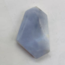 Load image into Gallery viewer, Chalcedony Druzy 38ct Designer Cut Pendant Bead|38x22x7mm| Blue| 1 Pendant Bead|

