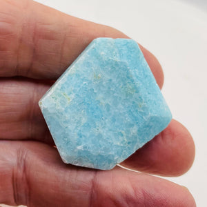 106cts Druzy One Natural Hemimorphite Pendant Bead | Blue | 38x32x10mm| 1 Bead |