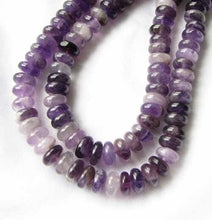 Load image into Gallery viewer, Twilight Natural Amethyst Roundel Bead 1/2 Strand (38 Beads) 9414HS - PremiumBead Alternate Image 2
