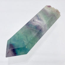 Load image into Gallery viewer, Fluorite Rainbow Crystal with Natural End |2.75x.88x.5&quot;|Green Blue Purple| 1444Q - PremiumBead Primary Image 1
