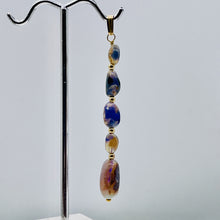 Load image into Gallery viewer, Opal 14K Gold Filled Drop | 2 1/4&quot; Long | Blue Green Fire | 1 Pendant
