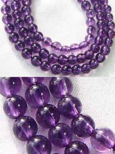 14 Natural 4mm Amethyst Round Beads 009390 - PremiumBead Primary Image 1