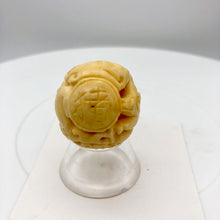 Load image into Gallery viewer, Carved Chinese Zodiac Year of the Pig Water Buffalo Bone Bead |30mm|Cream| 1 Bd| - PremiumBead Alternate Image 4
