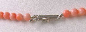 AAA Natural Salmon Branch Coral & Sterling Silver 18 inch Necklace 202600 - PremiumBead Alternate Image 4
