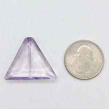Load image into Gallery viewer, Natural Amethyst Faceted Lilac Triangle Focal Bead | 26x30x7.5mm | 1 Bead | 6656 - PremiumBead Alternate Image 2
