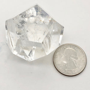 Quartz Crystal Dodecahedron Sacred Geometry Crystal |Healing Stone|40mm or 1.5"|