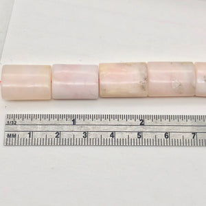 Elegant Pink Peruvian Opal Pendant Beads | 18x13x7mm| Pink| Rectangle| 11 Bds | - PremiumBead Alternate Image 4