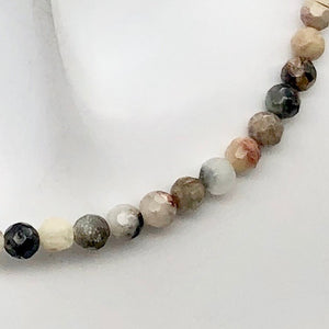 Wow! Faceted Silver Leaf Agate 4mm Bead Strand - PremiumBead Alternate Image 2