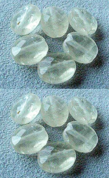 Three Yellow Calcite Facteted Oval Beads 004571 - PremiumBead Primary Image 1