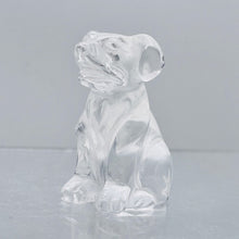 Load image into Gallery viewer, Quartz Hound Puppy Dog Carving | 40x32x22mm | Clear | 1 Figurine |
