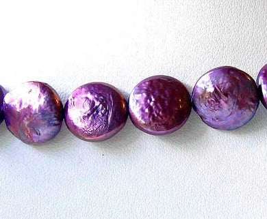 Purple Passion 4 FW Coin Pearls 7245 - PremiumBead Primary Image 1