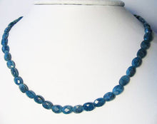 Load image into Gallery viewer, Blue Apatite 8x6mm Faceted Oval Bead Strand 110498A - PremiumBead Primary Image 1
