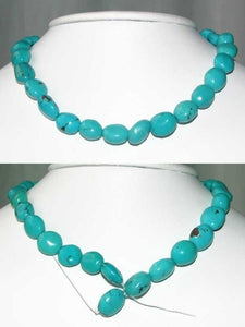 Charming Natural Turquoise Pebble Beads Strand 108487 - PremiumBead Alternate Image 3