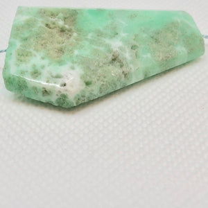 95cts Faceted Chrysoprase Nugget Bead Huge 10134B - PremiumBead Alternate Image 3