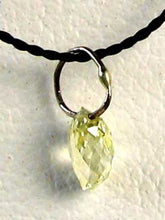 Load image into Gallery viewer, 0.33cts Natural Canary Diamond White Gold Pendant 6568L - PremiumBead Alternate Image 2
