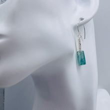 Load image into Gallery viewer, Fluorite Sterling Silver Drop/Dangle Earrings | 1 1/2&quot; Long | Blue | 1 Pair |
