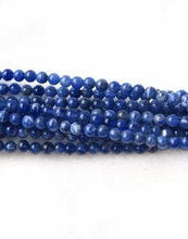 Load image into Gallery viewer, Sexy Natural Sodalite 4mm Round Bead Strand 108438E - PremiumBead Alternate Image 2
