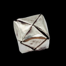 Load image into Gallery viewer, 1 Bead of Thai Hill Tribe Origami Box Fine Silver 7g Bead 5468
