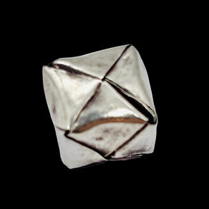 Bead of Thai Hill Tribe Origami Box Fine Silver 7g Bead | 14x15mm | 2 Beads |