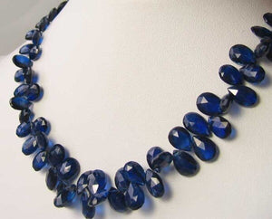83cts! AAA Kyanite Faceted Briolette 58 Bead Strand 109914A - PremiumBead Alternate Image 4