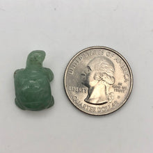 Load image into Gallery viewer, Charmer Carved Aventurine Turtle Figurine | 21x12.5x8.5mm | Green - PremiumBead Alternate Image 6
