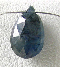 Load image into Gallery viewer, Rare Kitten Blue/Grey Sapphire Faceted Briolette Bead 6930 - PremiumBead Alternate Image 2
