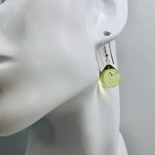 Load image into Gallery viewer, Amber Round Sterling Silver Earrings| 1 1/4&quot; Long | Green | 1 Pait |
