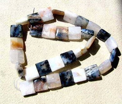 Exotic African Opal Square Coin Bead Strand 107525 - PremiumBead Primary Image 1