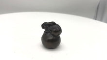 Load and play video in Gallery viewer, Hoppity Hop Carved Bunny Rabbit Teak Ojime Netsuke Bead | 25x18x18mm | Brown
