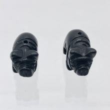 Load image into Gallery viewer, Carved Obsidian Pig Semi Precious Gemstone Bead Figurine! - PremiumBead Alternate Image 5
