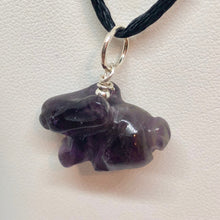 Load image into Gallery viewer, Hop! Amethyst Bunny Rabbit Solid Sterling Silver Pendant 509255AMS - PremiumBead Alternate Image 5
