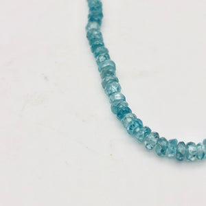 1 inch of Blue Zircon Faceted 3.5-3mm Roundel (12-14) Beads 10846 - PremiumBead Alternate Image 5
