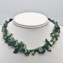 Load image into Gallery viewer, Designer! 13.11ct Green Corn Flake Keishi Pearl Strand 109062N - PremiumBead Primary Image 1
