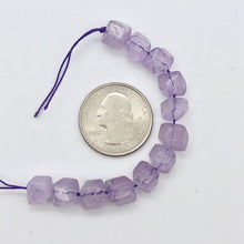 Load image into Gallery viewer, Natural Lilac Amethyst Faceted Squarish Beads | 9x8mm | 4 Beads | 1329 - PremiumBead Alternate Image 5
