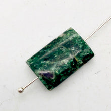 Load image into Gallery viewer, Green Fuschite Pendant Beads | 22x12x5mm | Green/Red | Rectangle | 2 Beads | - PremiumBead Alternate Image 4
