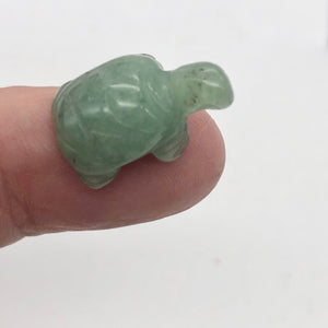 Charming 2 Carved Aventurine Turtle Beads | 21x12.5x8.5mm | Green - PremiumBead Alternate Image 8