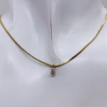 Load image into Gallery viewer, Champagne Diamond 0.34cts Briolette 18K Gold Pendant Bead | 3.75x3.25mm |
