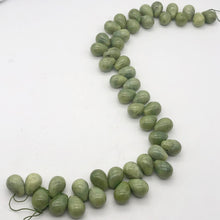 Load image into Gallery viewer, Lovely! 3 Natural Chinese Peridot Pear Smooth Briolette Beads - PremiumBead Alternate Image 6
