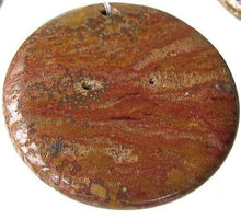 Load image into Gallery viewer, Outback 50mm Red Druzy Ocean Jasper Centerpiece Bead 9105A - PremiumBead Alternate Image 2
