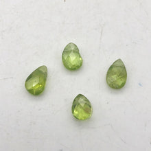 Load image into Gallery viewer, Peridot Faceted Briolette Bead | 1.6 cts | 8x6x4mm | Green | 1 bead | - PremiumBead Alternate Image 4
