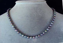 Load image into Gallery viewer, Perfect 6.5x5.5-6x5mm Peacock Oval FW Pearl Strand 104509 - PremiumBead Primary Image 1
