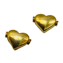 Load image into Gallery viewer, Valentine 22K Vermeil 13mm Heart Bead 009198
