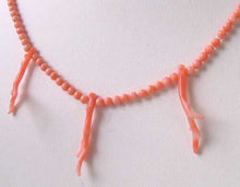 Load image into Gallery viewer, AAA Natural Salmon Branch Coral &amp; Sterling Silver 18 inch Necklace 202600 - PremiumBead Alternate Image 3
