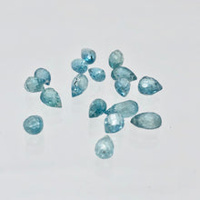 Load image into Gallery viewer, 1 Blue Zircon Faceted Briolette Bead, 5.5x4mm, Blue, 1.1 carats 4880 - PremiumBead Alternate Image 4
