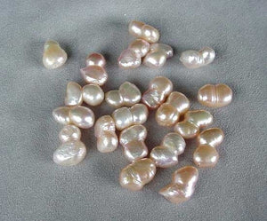 1 Precious Natural Peach Double FW Pearl Bead 4822B - PremiumBead Alternate Image 2