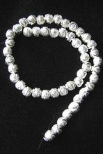 Load image into Gallery viewer, Glitter Laser Cut Sterling Silver Bead 8&quot; Strand (48 Beads) 108595 - PremiumBead Primary Image 1
