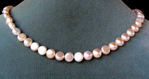 Glowing Soft Peach 9 FW Button Pearls 4473 - PremiumBead Alternate Image 3