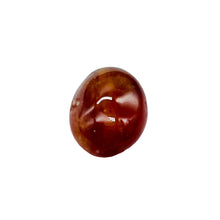 Load image into Gallery viewer, 1 Finest AAA Hessonite Red Garnet 9 to 10mm Bead 1227E
