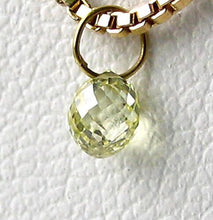 Load image into Gallery viewer, 0.35cts Natural Canary Diamond 18K Gold Pendant 8798Dd - PremiumBead Alternate Image 2
