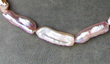 Load image into Gallery viewer, Natural Lavender 15x7.5x5-21.5x8.5x6mm Pearl Strand 104813 - PremiumBead Alternate Image 5

